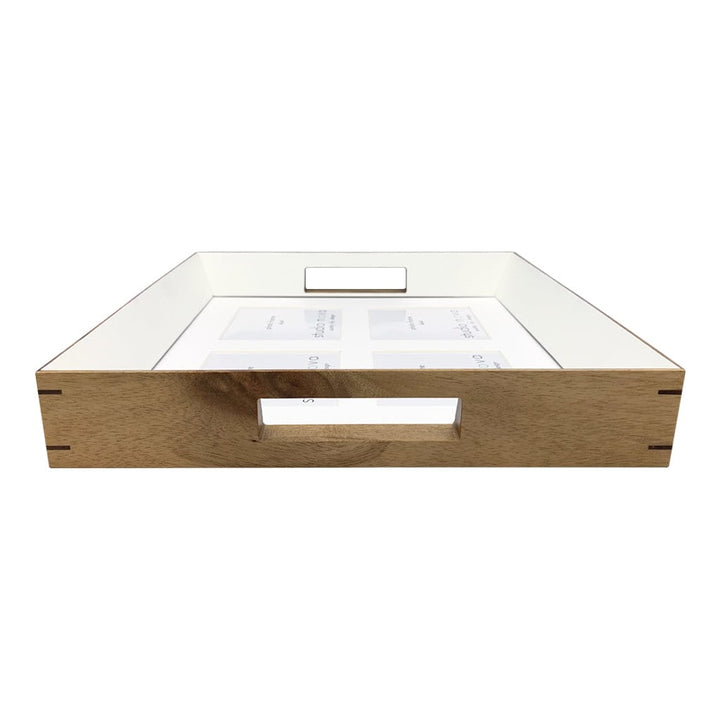 Mariann Photo Serving Tray in Natural/White from our Other collection by Studio Nova