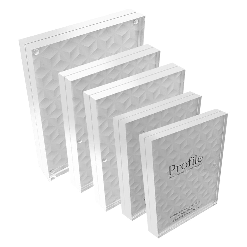 Newtown Acrylic Photo Display Frame Set - Pack of 5 from our Acrylic Display Frames collection by Studio Nova