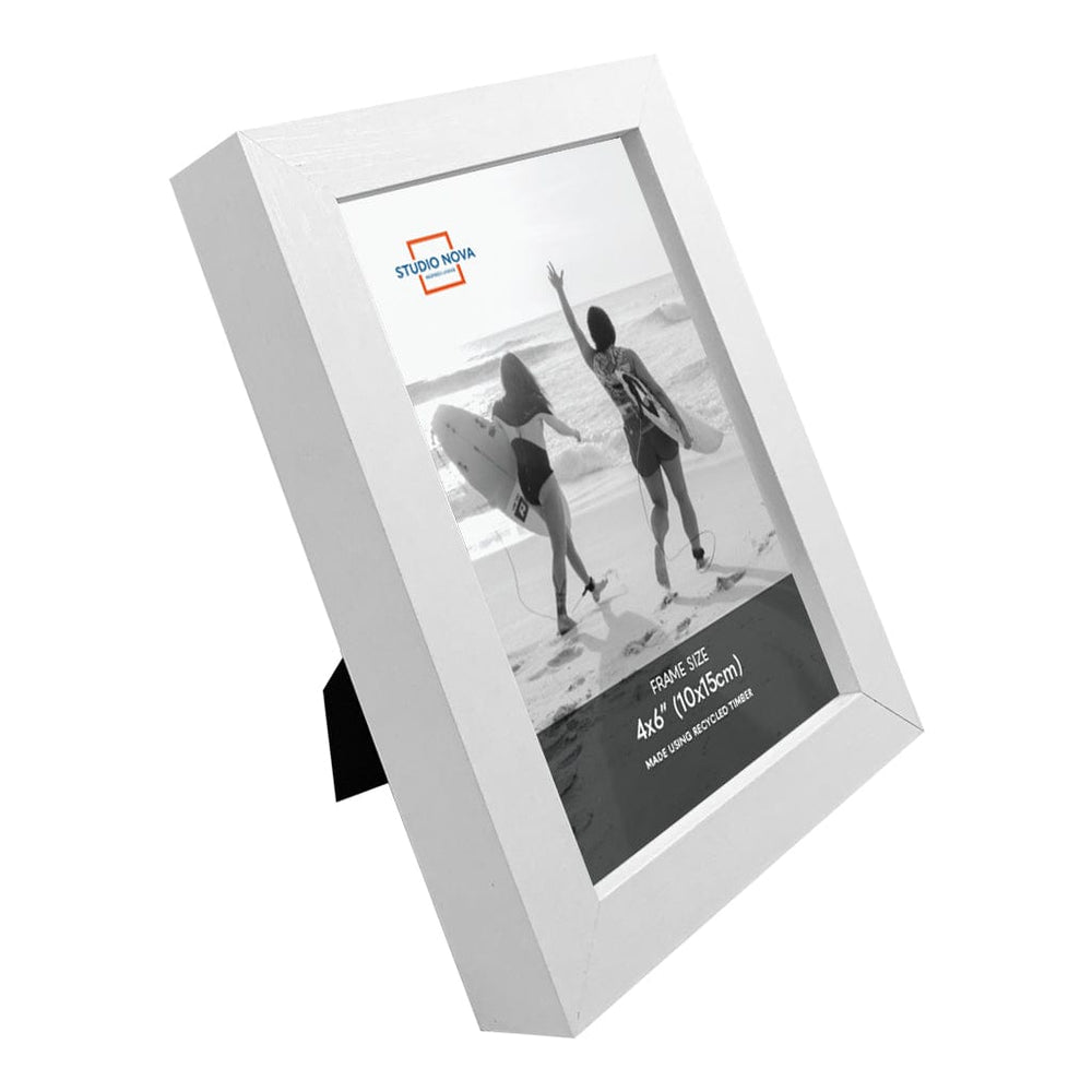 Studio Nova 4x6in Premium Wooden White Photo Frame Set of 4 from our Studio Nova Home Basics Frame Bundles collection by Studio Nova