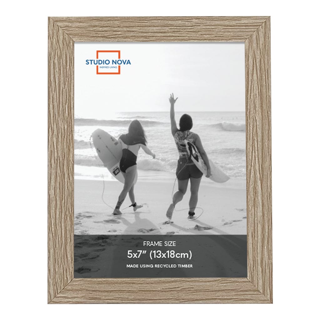 Studio Nova 5x7in Premium Wooden Natural Photo Frame Set of 4 from our Studio Nova Home Basics Frame Bundles collection by Studio Nova