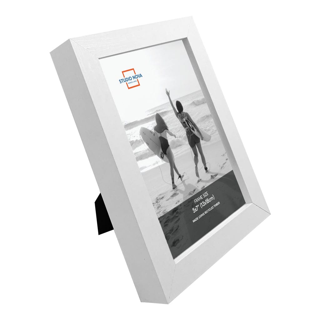 Studio Nova 5x7in Premium Wooden White Photo Frame Set of 4 from our Studio Nova Home Basics Frame Bundles collection by Studio Nova