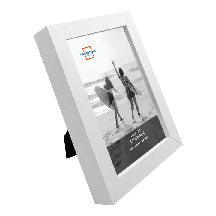 Studio Nova 5x7in Premium Wooden White Photo Frame Set of 4 from our Studio Nova Home Basics Frame Bundles collection by Studio Nova