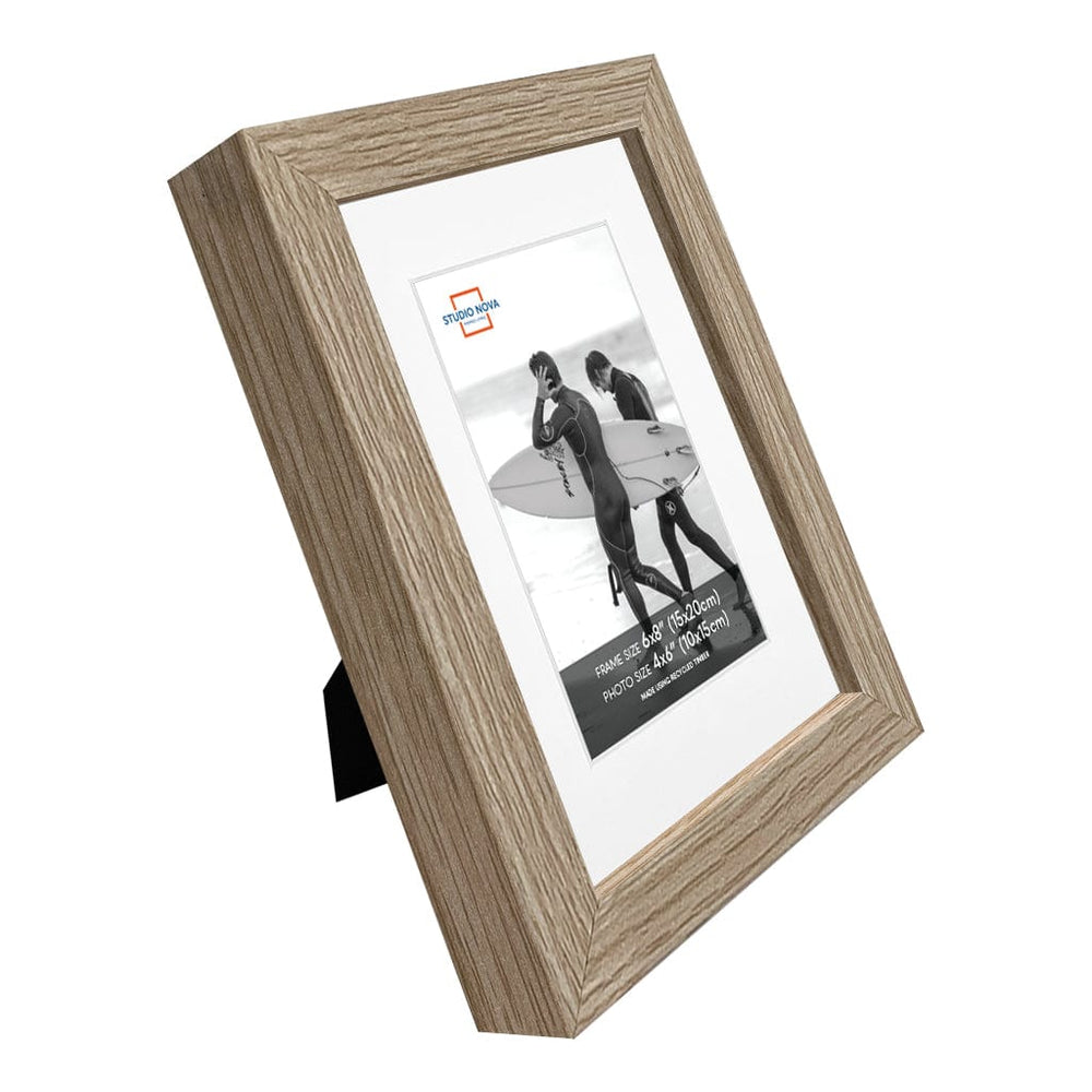 Studio Nova 6x8 to 4x6in Premium Wooden Natural Photo Frame Set of 4 from our Studio Nova Home Basics Frame Bundles collection by Studio Nova