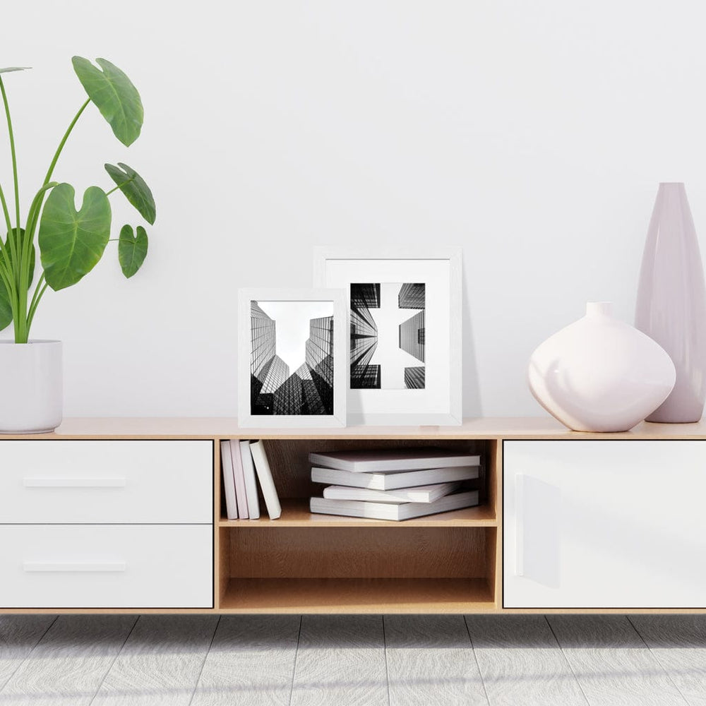 Studio Nova 8x10 to 5x7in Premium Wooden White Photo Frame Set of 2 from our Studio Nova Home Basics Frame Bundles collection by Studio Nova