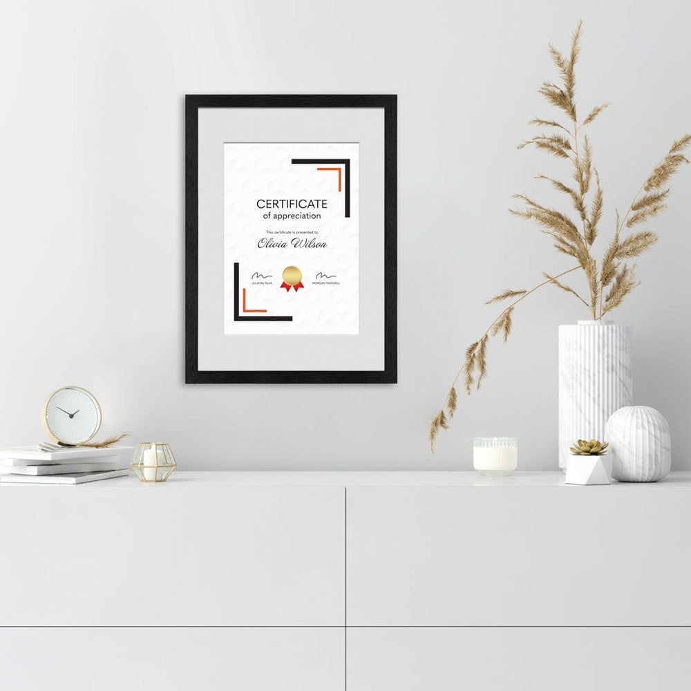 Studio Nova A3 to A4 Premium Wooden Black Picture Frame Set of 2 from our Studio Nova Home Basics Frame Bundles collection by Studio Nova
