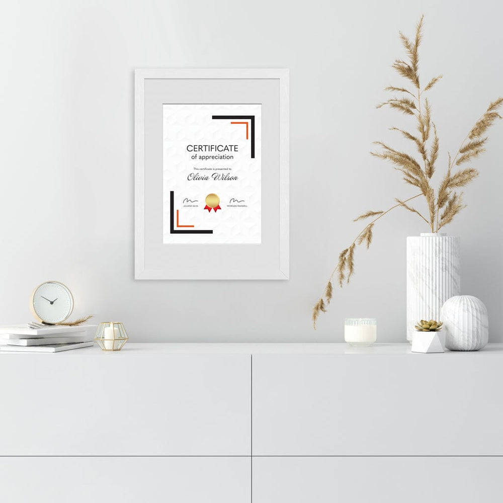 Studio Nova A3 to A4 Premium Wooden White Picture Frame Set of 2 from our Studio Nova Home Basics Frame Bundles collection by Studio Nova