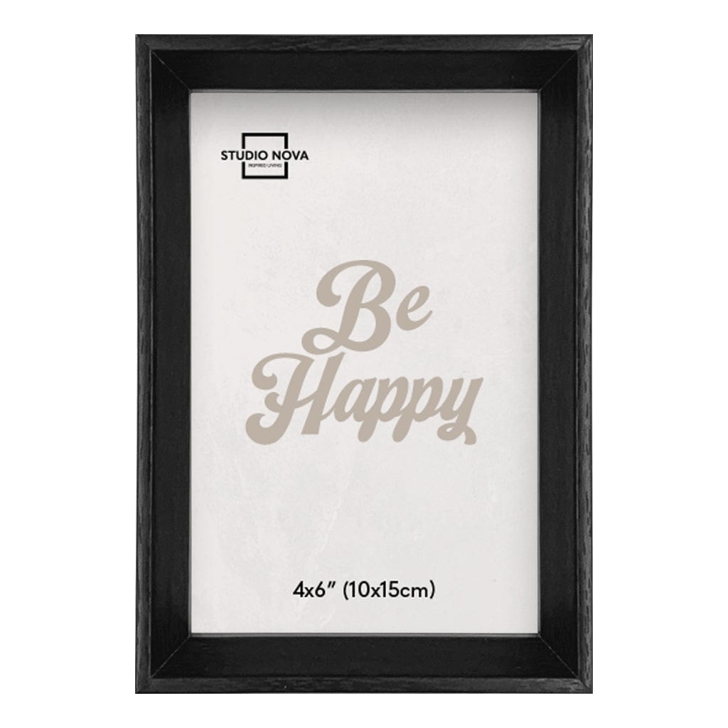 Studio Nova Bronte 4x6in Black Photo Box Frame Set of 4 from our Studio Nova Home Basics Frame Bundles collection by Studio Nova