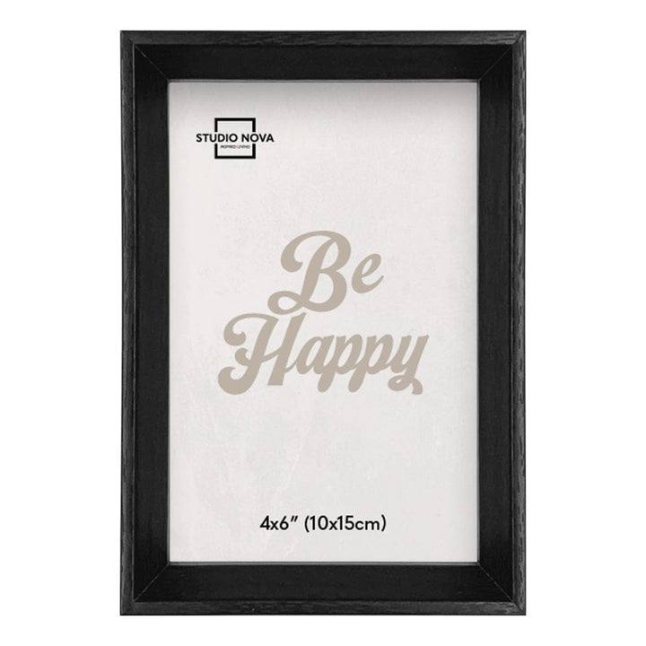Studio Nova Bronte 4x6in Black Photo Box Frame Set of 4 from our Studio Nova Home Basics Frame Bundles collection by Studio Nova