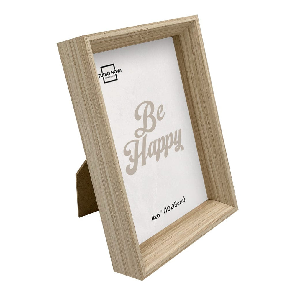 Studio Nova Bronte 4x6in Natural Oak Photo Box Frame Set of 4 from our Studio Nova Home Basics Frame Bundles collection by Studio Nova