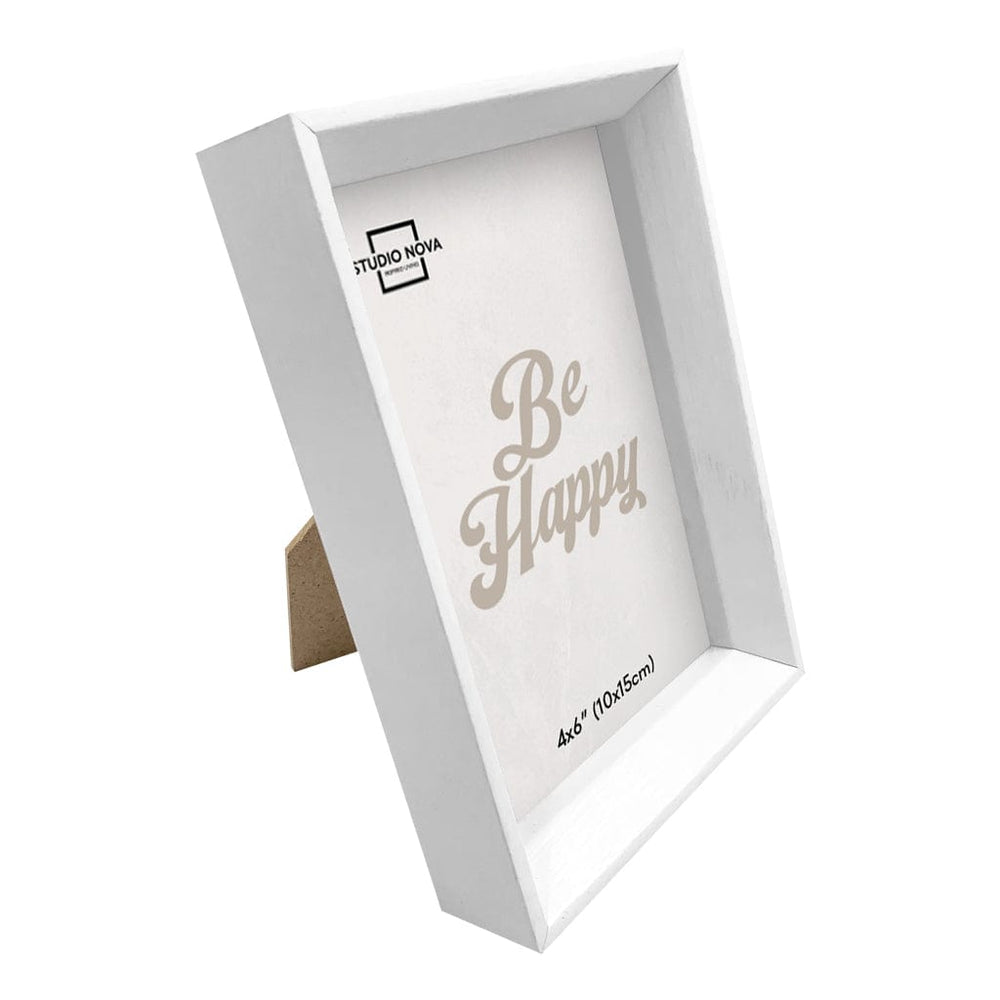 Studio Nova Bronte 4x6in White Photo Box Frame Set of 4 from our Studio Nova Home Basics Frame Bundles collection by Studio Nova