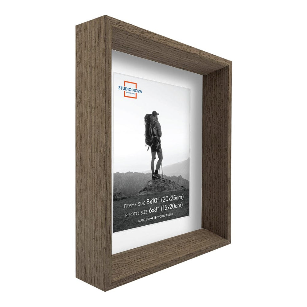 Studio Nova Mosman 8x10 to 6x8in Chestnut Photo Box Frame Set of 2 from our Studio Nova Home Basics Frame Bundles collection by Studio Nova