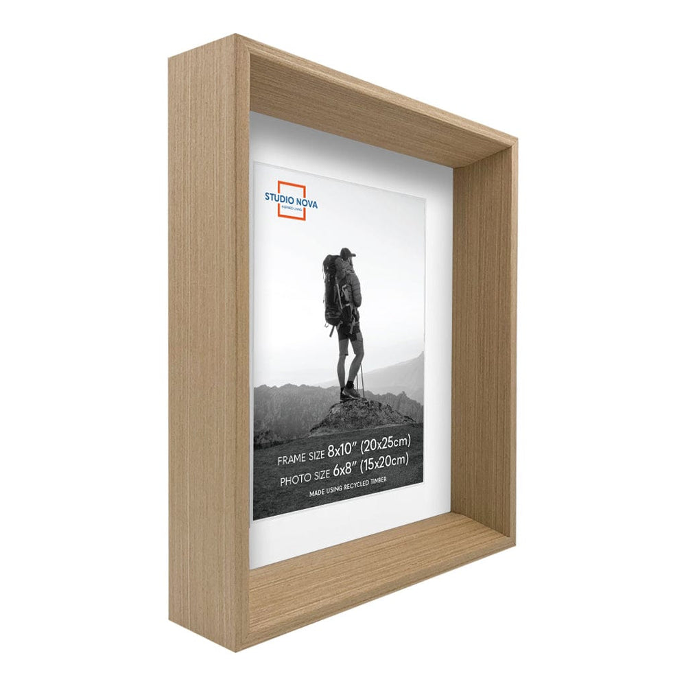 Studio Nova Mosman 8x10 to 6x8in Natural Oak Photo Box Frame Set of 2 from our Studio Nova Home Basics Frame Bundles collection by Studio Nova