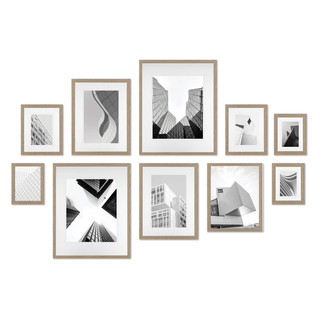 Studio Nova Natural Gallery Photo Wall Frame Set (10 Piece) from our Studio Nova Gallery Photo Wall Frame Sets collection by Studio Nova