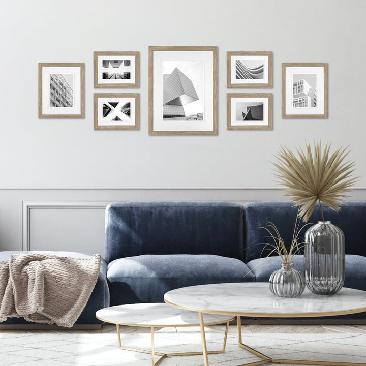 Studio Nova Natural Gallery Photo Wall Frame Set (7 Piece) from our Studio Nova Gallery Photo Wall Frame Sets collection by Studio Nova
