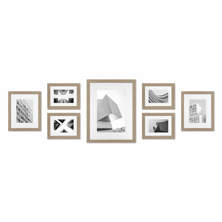 Studio Nova Natural Gallery Photo Wall Frame Set (7 Piece) from our Studio Nova Gallery Photo Wall Frame Sets collection by Studio Nova