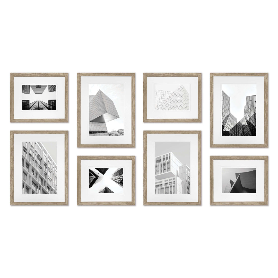 Studio Nova Natural Gallery Photo Wall Frame Set (8 Piece) from our Studio Nova Gallery Photo Wall Frame Sets collection by Studio Nova