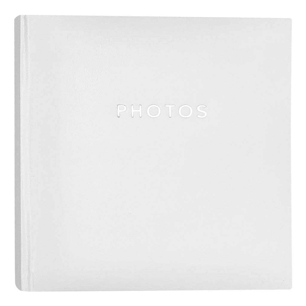 Glamour White Slip-in Photo Album 4x6 200pht from our Photo Albums collection by Studio Nova