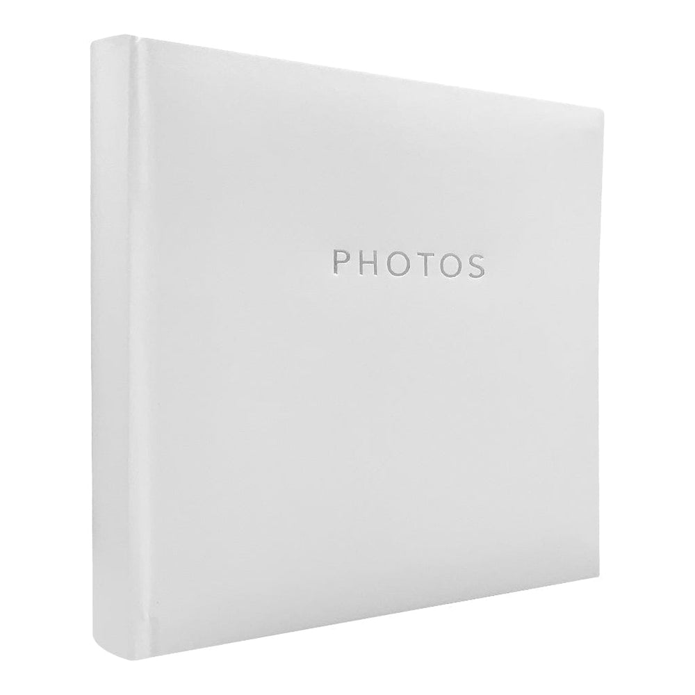 Glamour White Slip-in Photo Album 4x6 200pht from our Photo Albums collection by Studio Nova