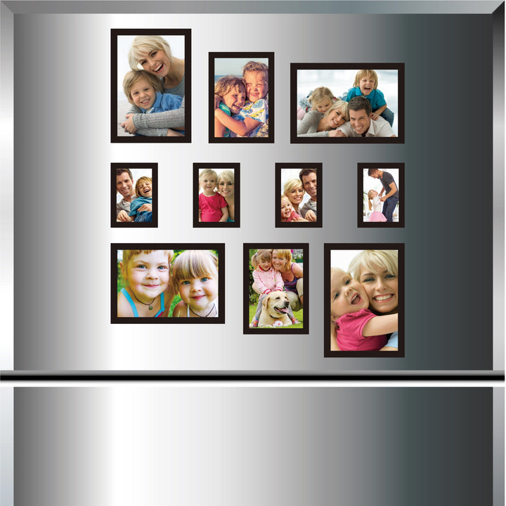 Fridge Frames 10 Piece Magnetic Photo Frames Set from our Acrylic & Novelty Frames collection by Studio Nova