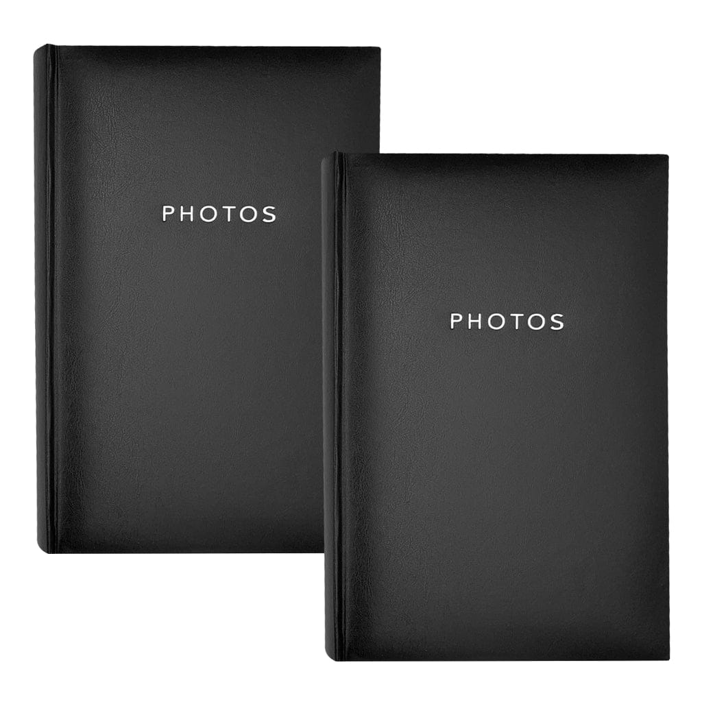 Glamour Black Slip-in Photo Album 4x6 300pht (2pk) from our Photo Albums collection by Profile Australia
