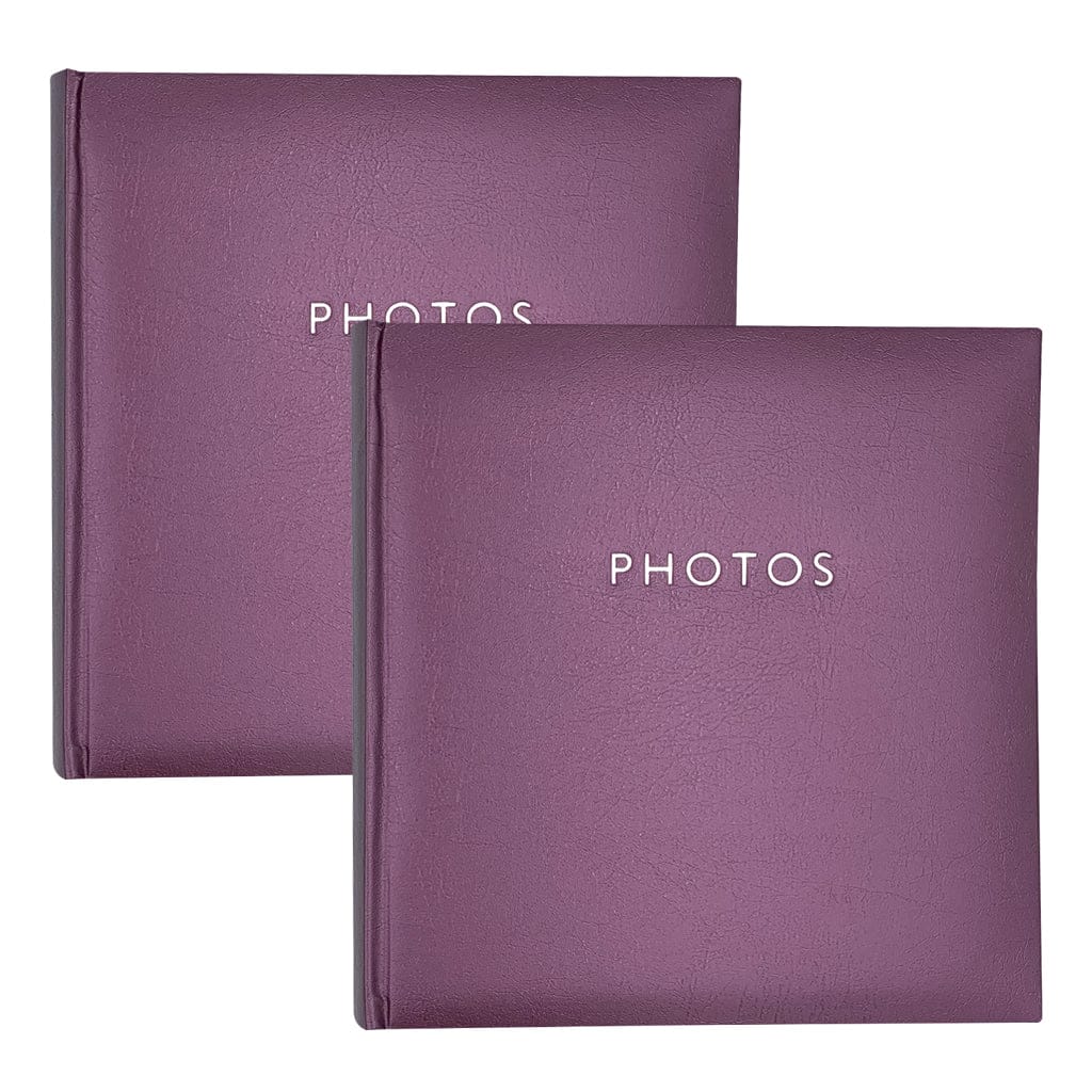 Glamour Purple Slip-in Photo Album 4x6 200ph (2pk) from our Photo Albums collection by Profile Australia
