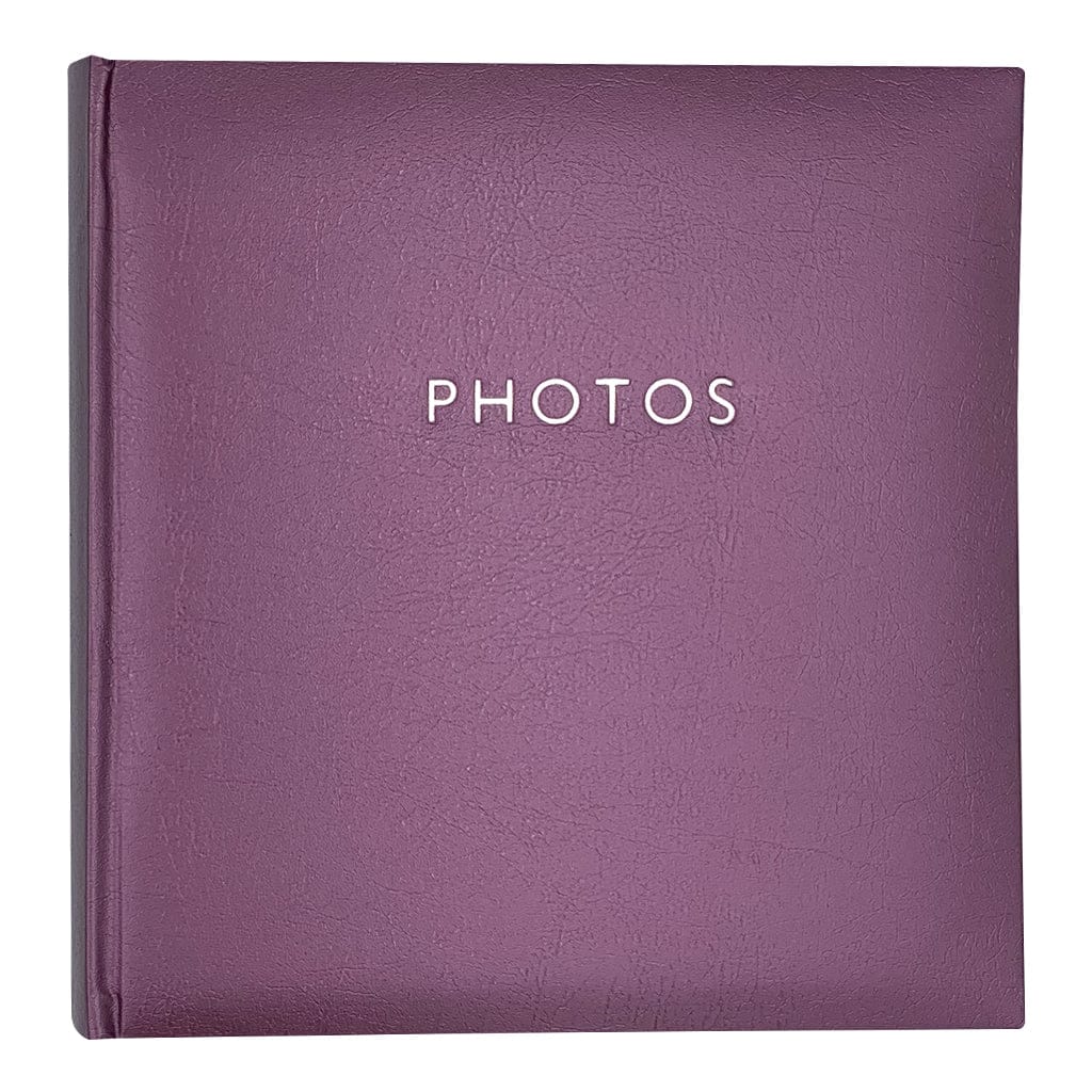 Glamour Purple Slip-in Photo Album 4x6 200pht from our Photo Albums collection by Studio Nova