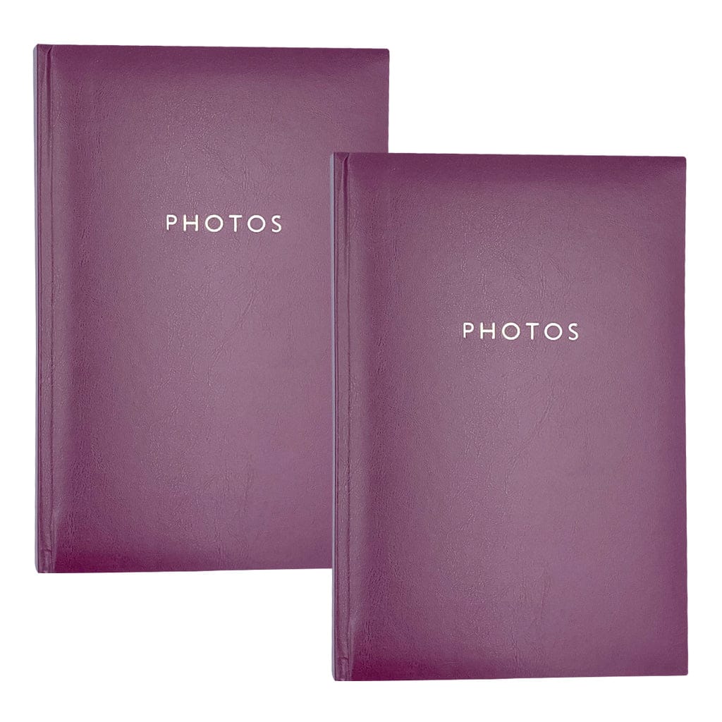 Glamour Purple Slip-in Photo Album 4x6 300pht (2pk) from our Photo Albums collection by Profile Australia