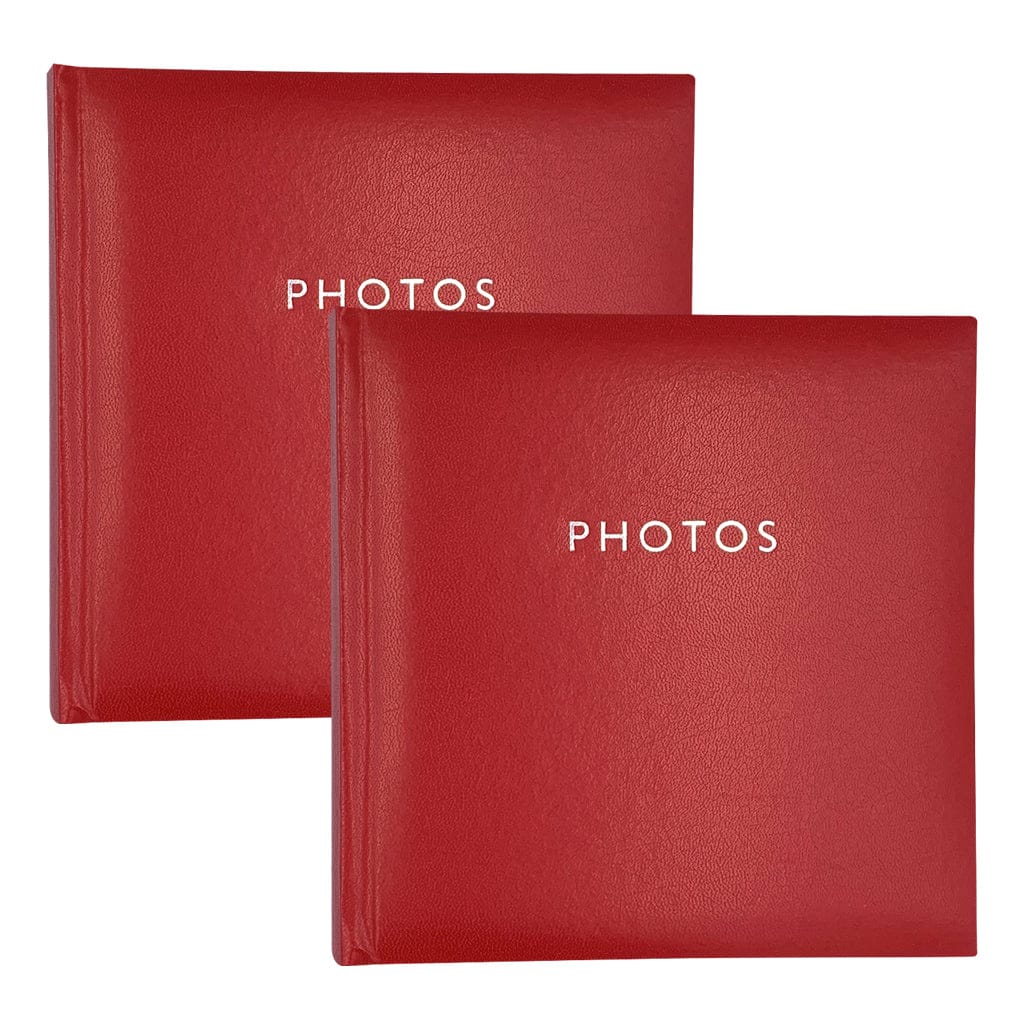 Glamour Red Slip-in Photo Album 4x6 200pht (2pk) from our Photo Albums collection by Profile Australia