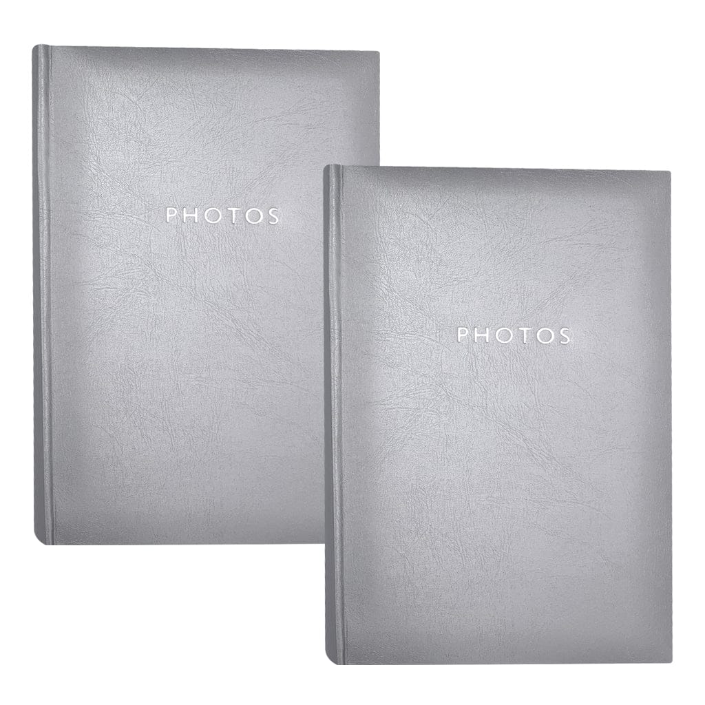 Glamour Silver Slip-in Photo Album 4x6 300pht (2pk) from our Photo Albums collection by Profile Australia