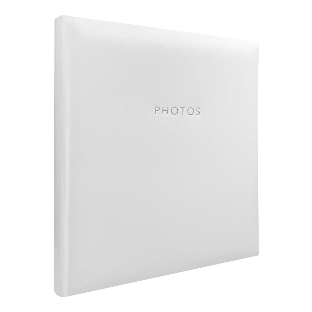 Glamour White Slip-in Photo Album 4x6 500pht from our Photo Albums collection by Studio Nova