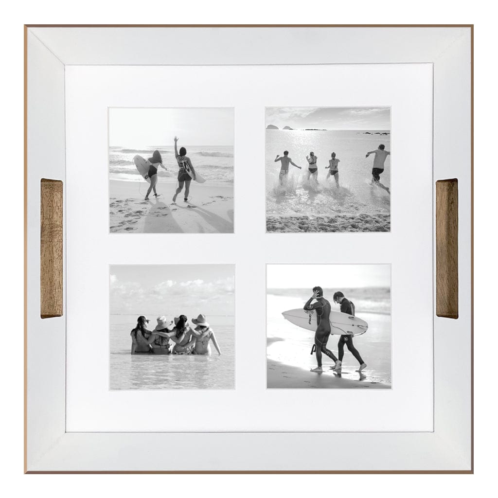 Mariann Photo Serving Tray in Natural/White from our Other collection by Studio Nova