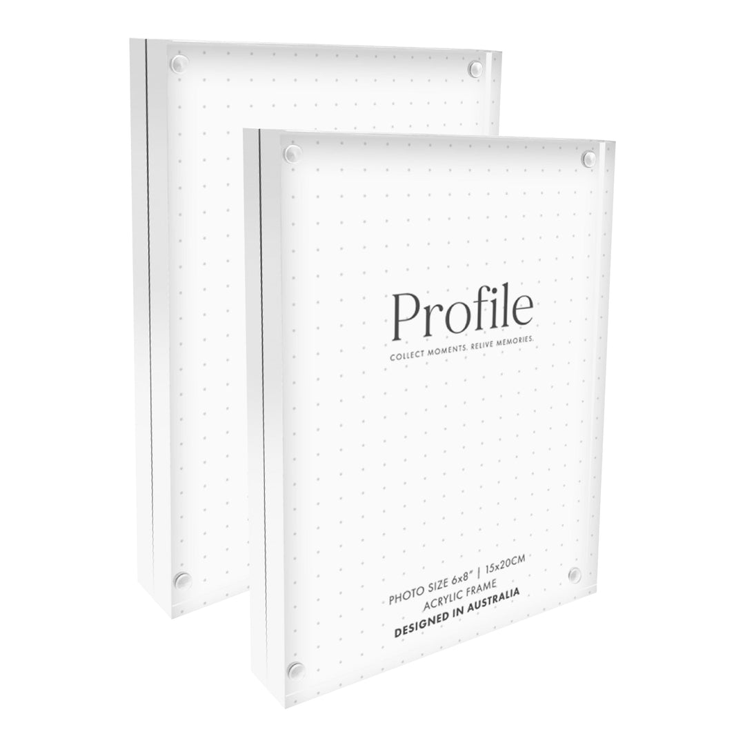 Newtown Acrylic Photo Block 6x8 (2pk) from our Acrylic Display Frames collection by Profile Australia