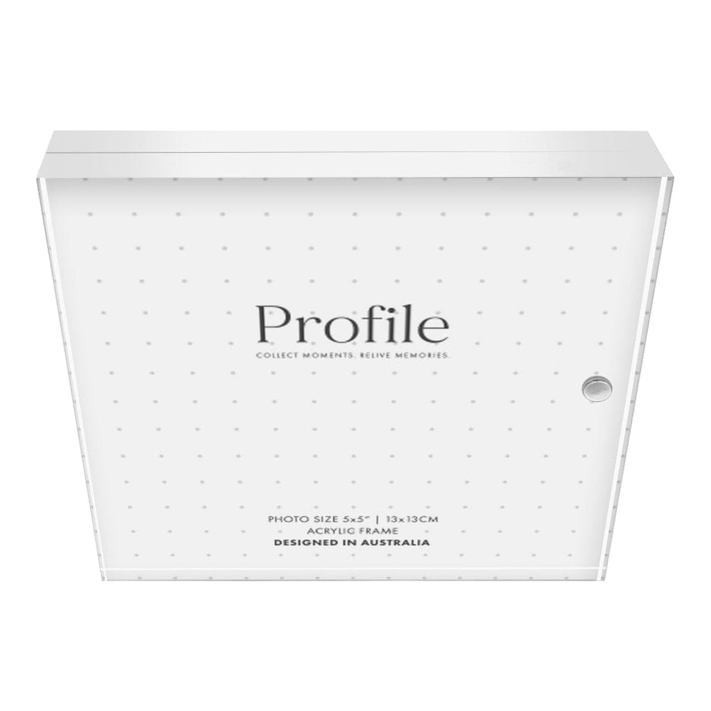 Newtown Acrylic Photo Blocks 5x5in – Clear Magnetic Floating Photo Block Frame from our Acrylic Display Frames collection by Studio Nova