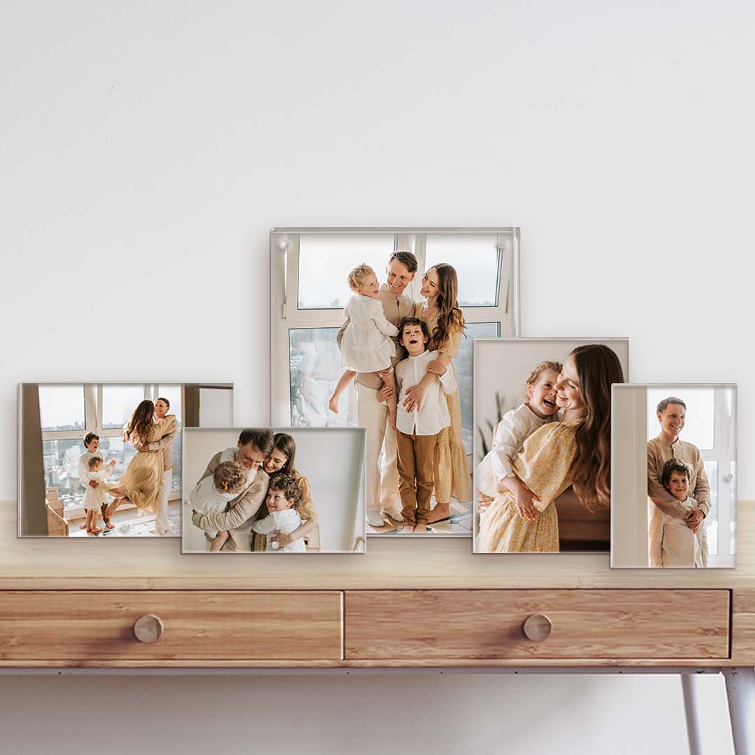 Newtown Acrylic Photo Display Frame Set - Pack of 5 from our Acrylic Display Frames collection by Studio Nova