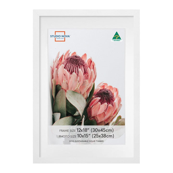 Studio Nova Australia 12x18/10x15 Frame Set White (3pk) from our Australian Made Picture Frames collection by Studio Nova