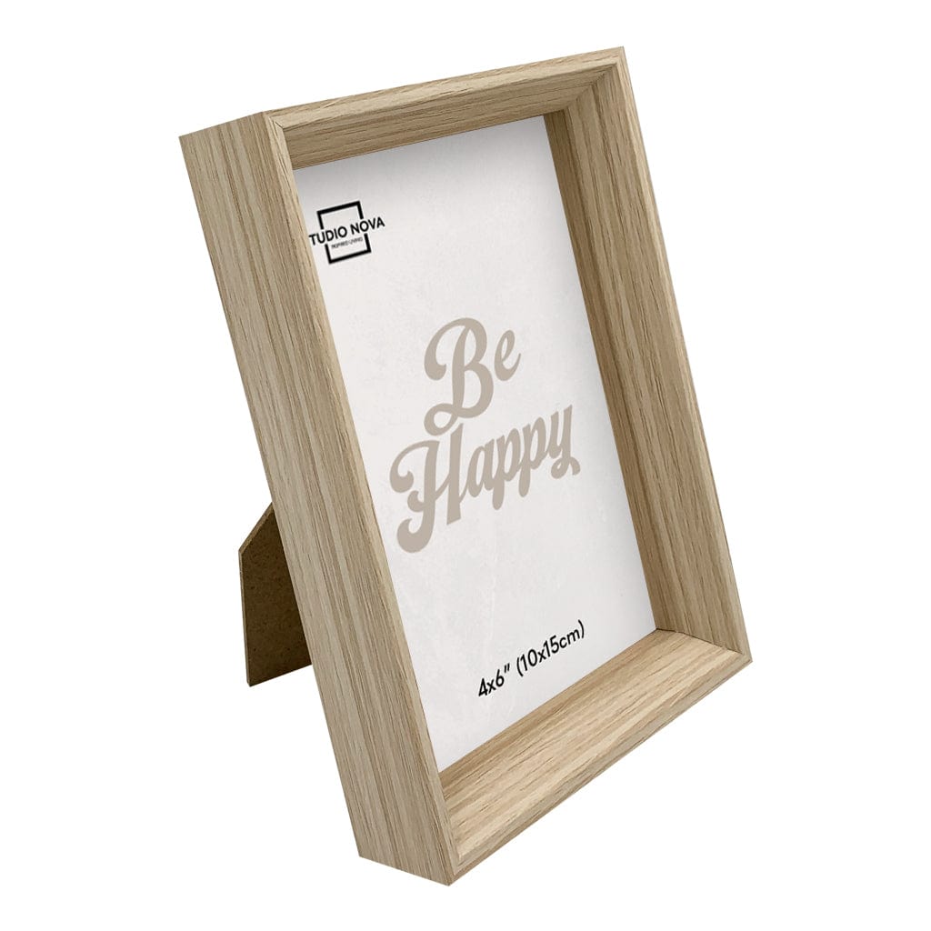 Studio Nova Bronte 4x6in Natural Oak Photo Box Frame Set of 4 from our Studio Nova Home Basics Frame Bundles collection by Studio Nova