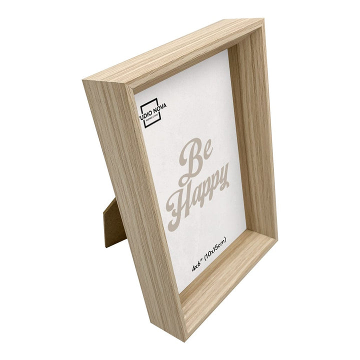 Studio Nova Bronte 4x6in Natural Oak Photo Box Frame Set of 4 from our Studio Nova Home Basics Frame Bundles collection by Studio Nova