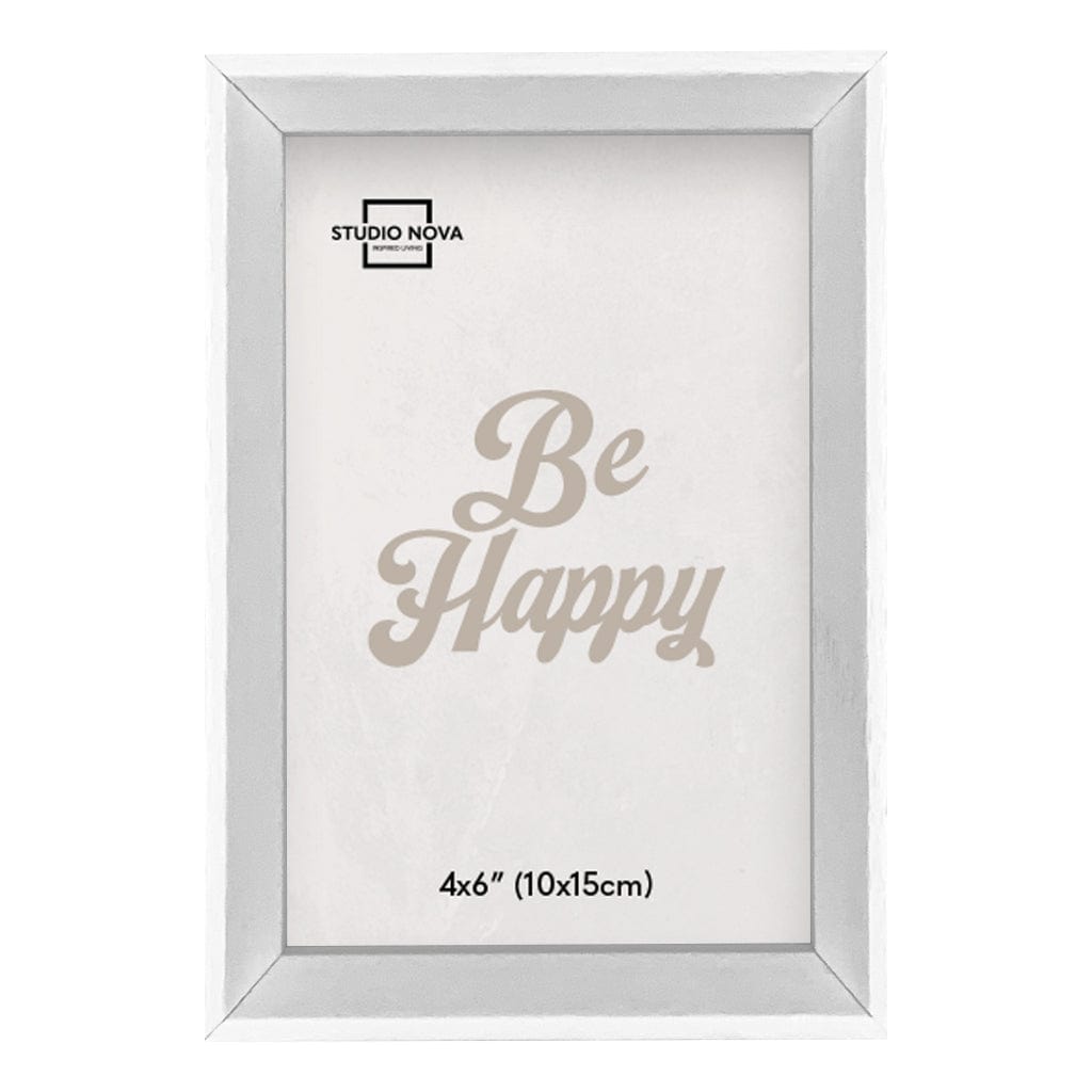 Studio Nova Bronte 4x6in White Photo Box Frame Set of 4 from our Studio Nova Home Basics Frame Bundles collection by Studio Nova