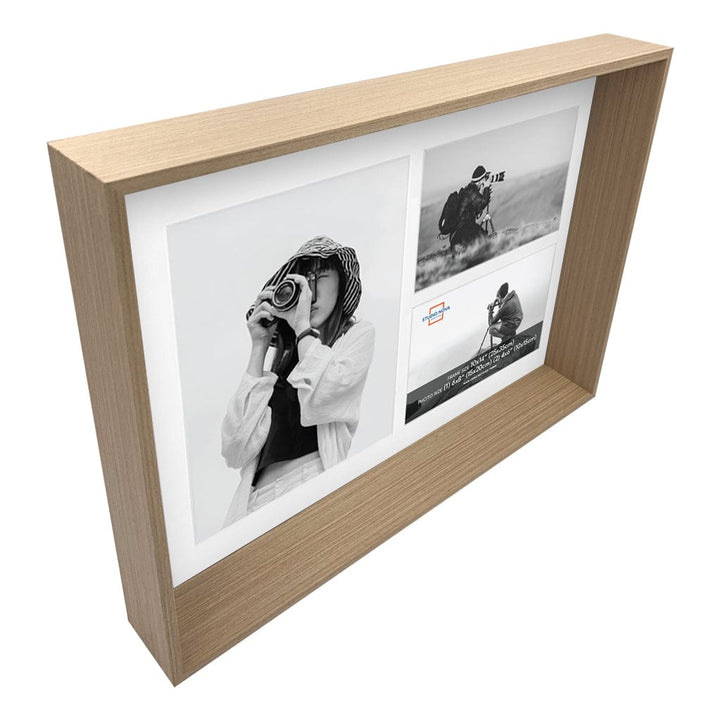 Studio Nova Mosman 10x14in Multi in Natural Oak Photo Box Frame from our Studio Nova Home Basics Picture Frames collection by Studio Nova