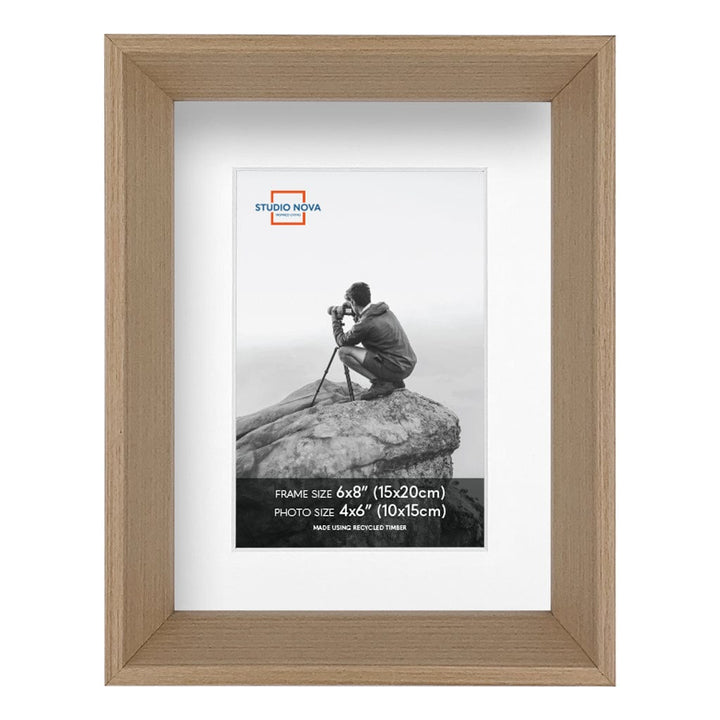 Studio Nova Mosman 6x8 to 4x6in Natural Oak Photo Box Frame Set of 3 from our Studio Nova Home Basics Frame Bundles collection by Studio Nova