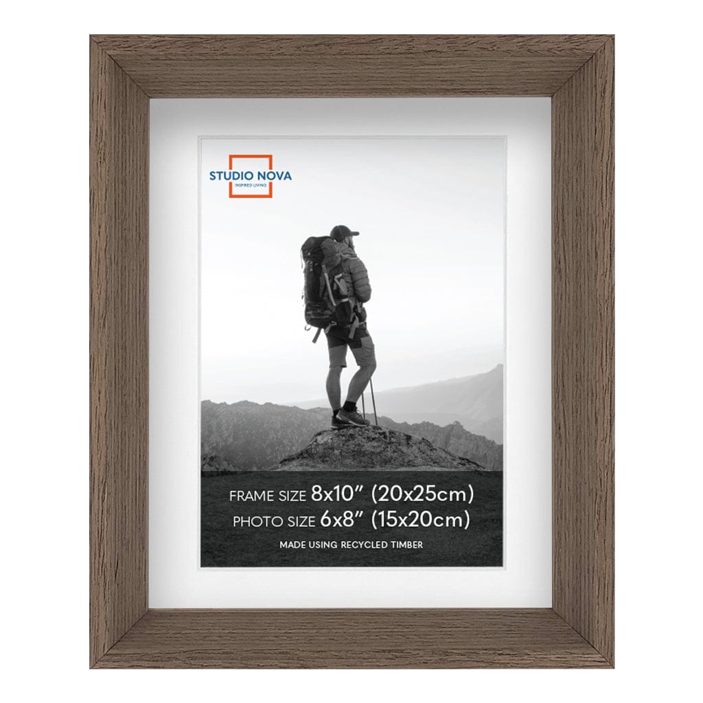 Studio Nova Mosman 8x10 to 6x8in Chestnut Photo Box Frame Set of 2 from our Studio Nova Home Basics Frame Bundles collection by Studio Nova