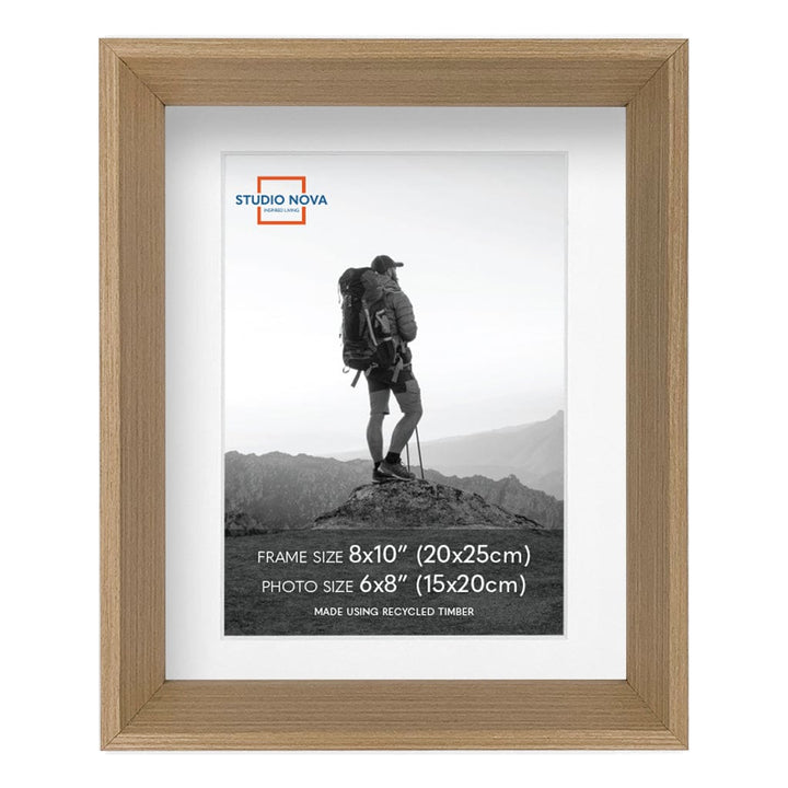 Studio Nova Mosman 8x10 to 6x8in Natural Oak Photo Box Frame Set of 2 from our Studio Nova Home Basics Frame Bundles collection by Studio Nova