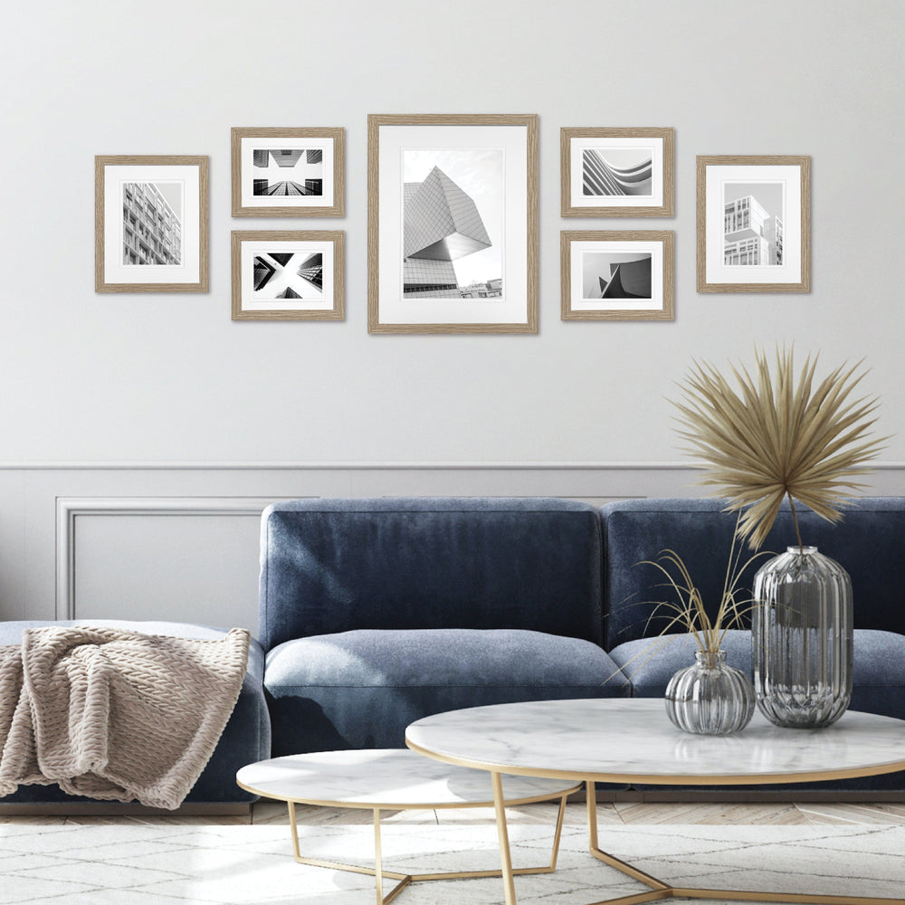Studio Nova Natural Gallery Photo Wall Frame Set (7 Piece) from our Studio Nova Gallery Photo Wall Frame Sets collection by Studio Nova