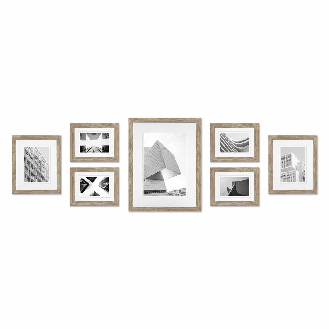 Studio Nova Natural Gallery Photo Wall Frame Set (7 Piece) from our Studio Nova Gallery Photo Wall Frame Sets collection by Studio Nova